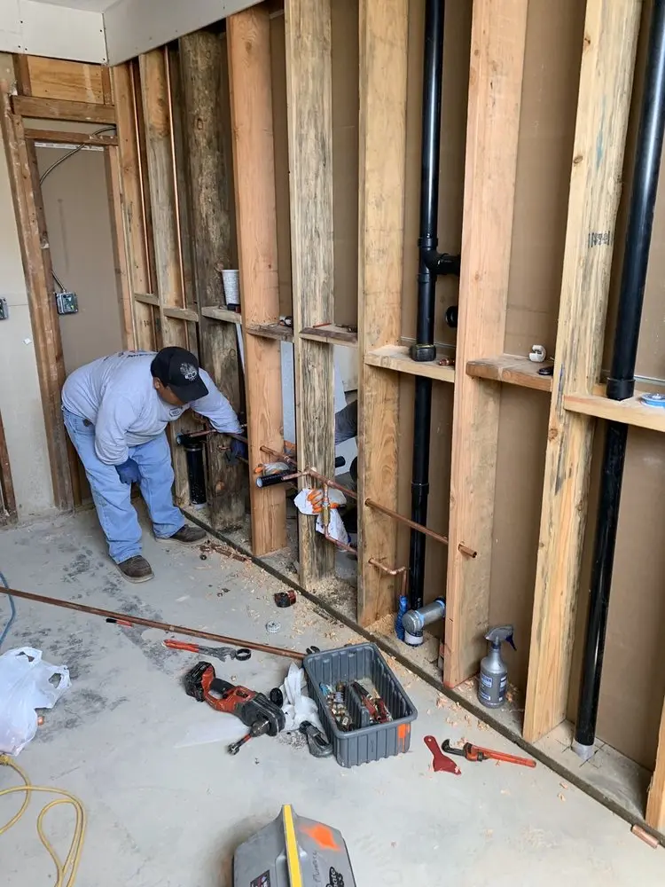 Commercial rough-in plumbing for Water Heater Replacement in Wyomissing Park